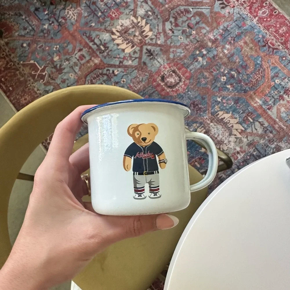 Hank Williams Limited Edition Oris x Atlanta Braves mug - Picture 1 of 3
